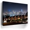Night at the Painted Ladies - San Francisco, CA Canvas - Image 4