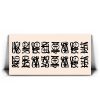 Work Hard Play Hard - Calligraphy II Canvas - Image 2