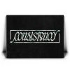 Consistency Ambigram - Money Green Canvas - Image 2