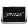 Consistency Ambigram - Money Green Border Canvas - Image 2