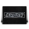 Consistency Ambigram - Grey Canvas - Image 2