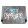 Do The Impossible - Stencil - Blue Canvas - Image 2