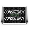 Consistency Is Key - Army Green Canvas - Image 2