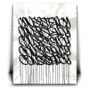Consistency Graffiti - Black and White I Canvas - Image 2