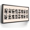 Work Hard Play Hard - Calligraphy II Canvas - Image 3