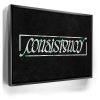 Consistency Ambigram - Money Green Canvas - Image 3
