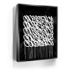 Consistency Graffiti - Black and White II Canvas - Image 3