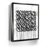 Consistency Graffiti - Black and White I Canvas - Image 3