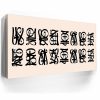 Work Hard Play Hard - Calligraphy II Canvas - Image 4