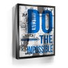 Do The Impossible - Blue - Sketch Canvas - Image 3